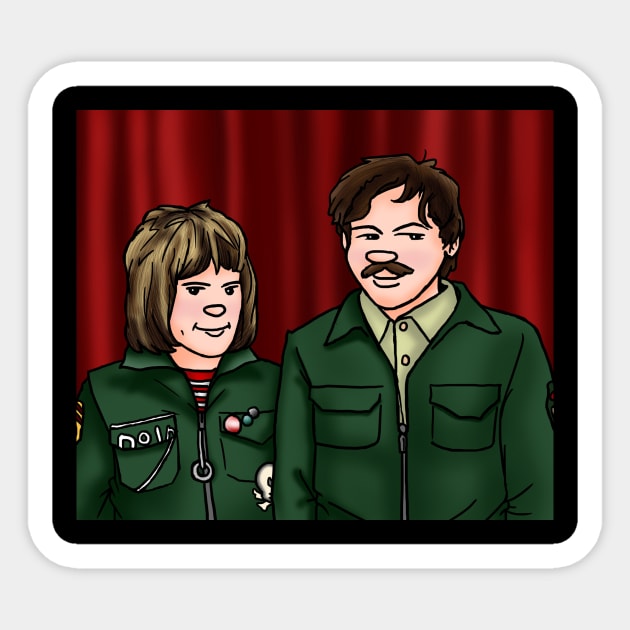 The Mighty Boosh Sticker by tooner96